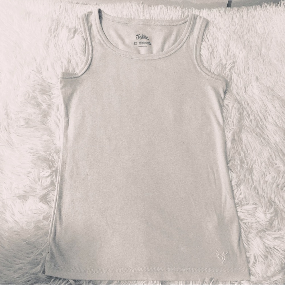 Girls White tank top